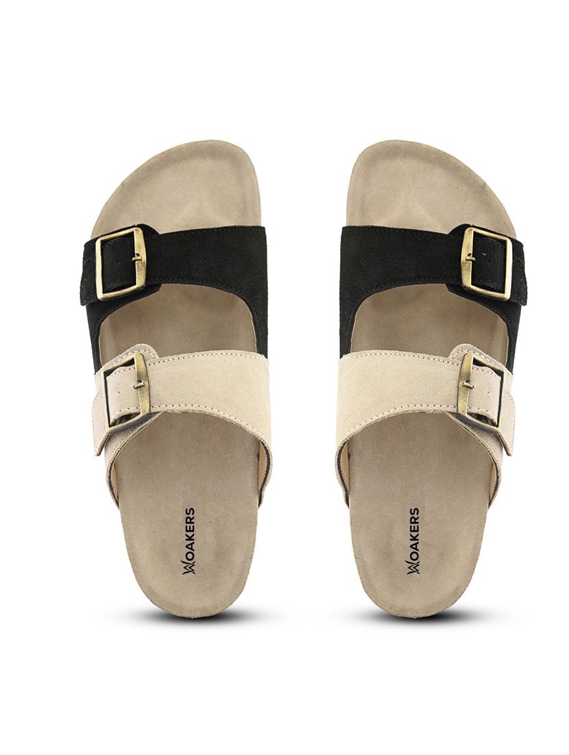 men color block slip on sandal - 21931687 - Standard Image - 4