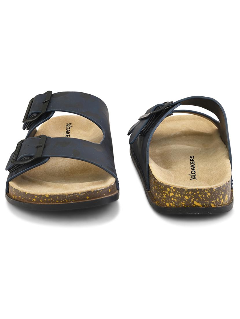 men blue slip on sandal - 21931690 - Standard Image - 4