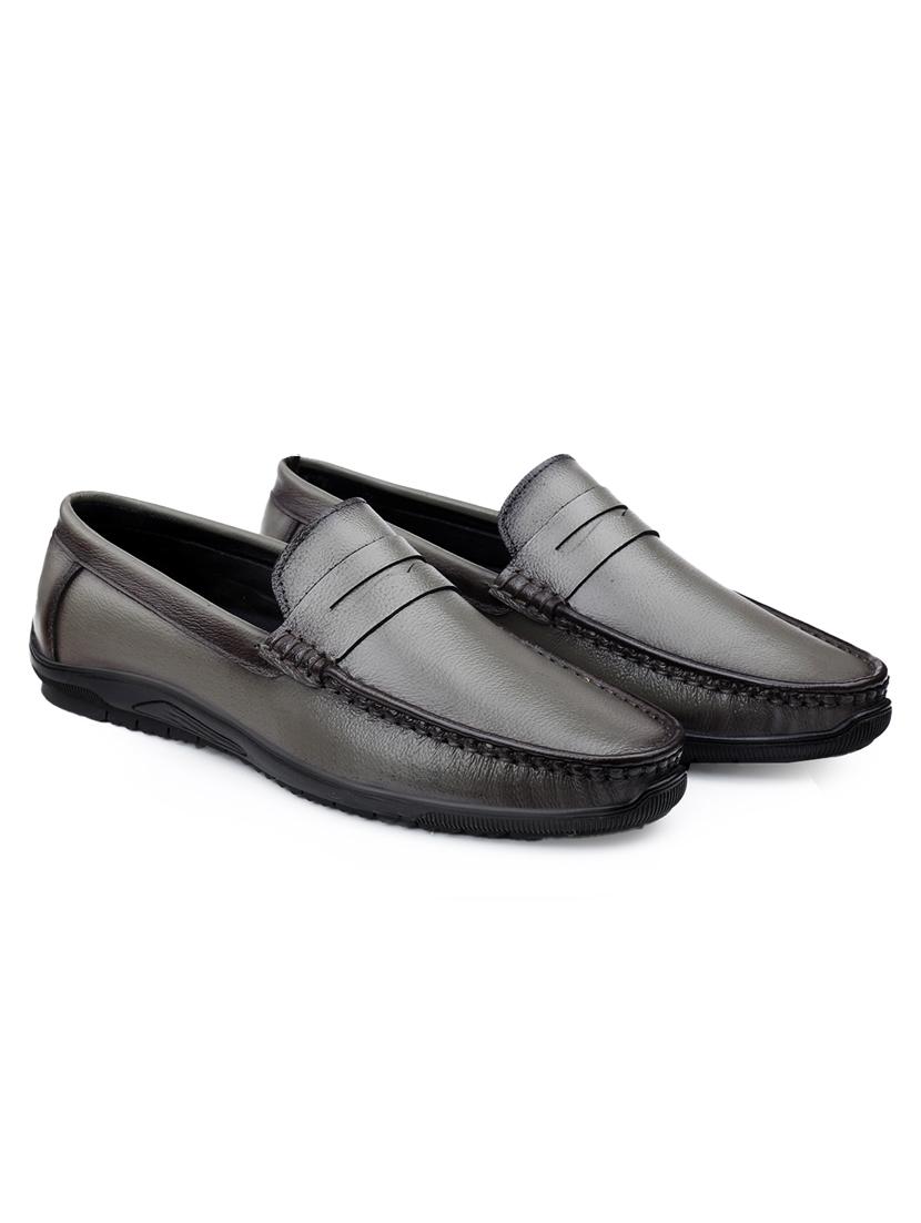 men grey slip on loafer - 21931695 -  Standard Image - 1