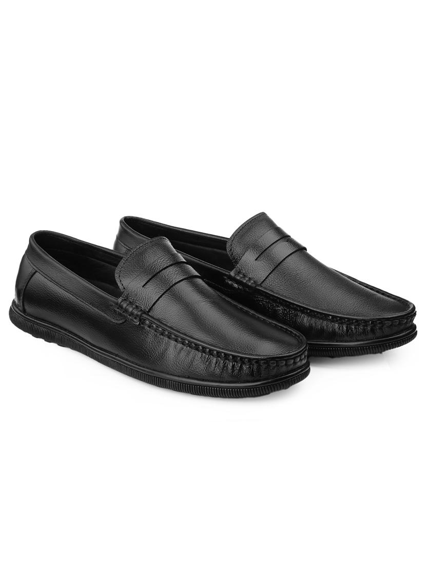 men black slip on loafer - 21931706 -  Standard Image - 1