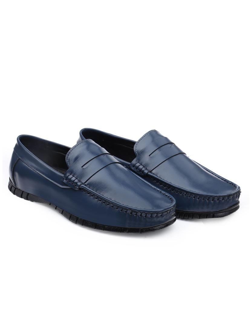 men blue slip on loafer - 21931708 - Standard Image - 1