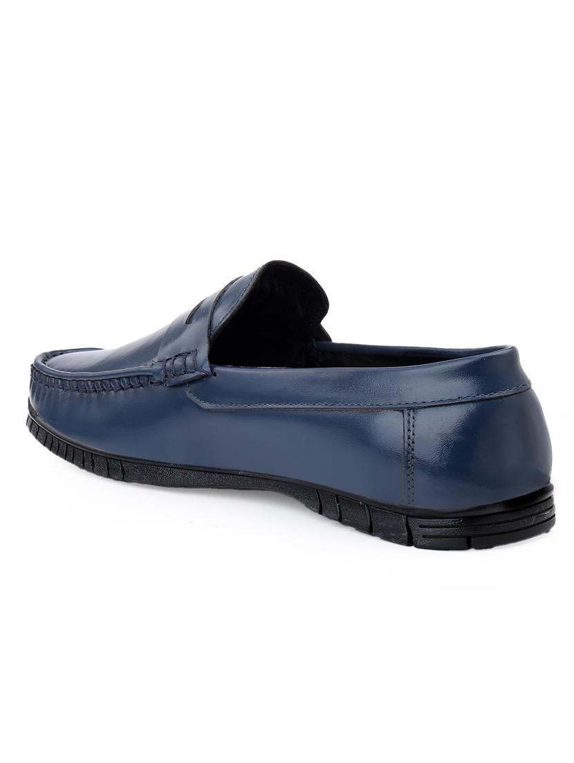 men blue slip on loafer - 21931708 - Standard Image - 4