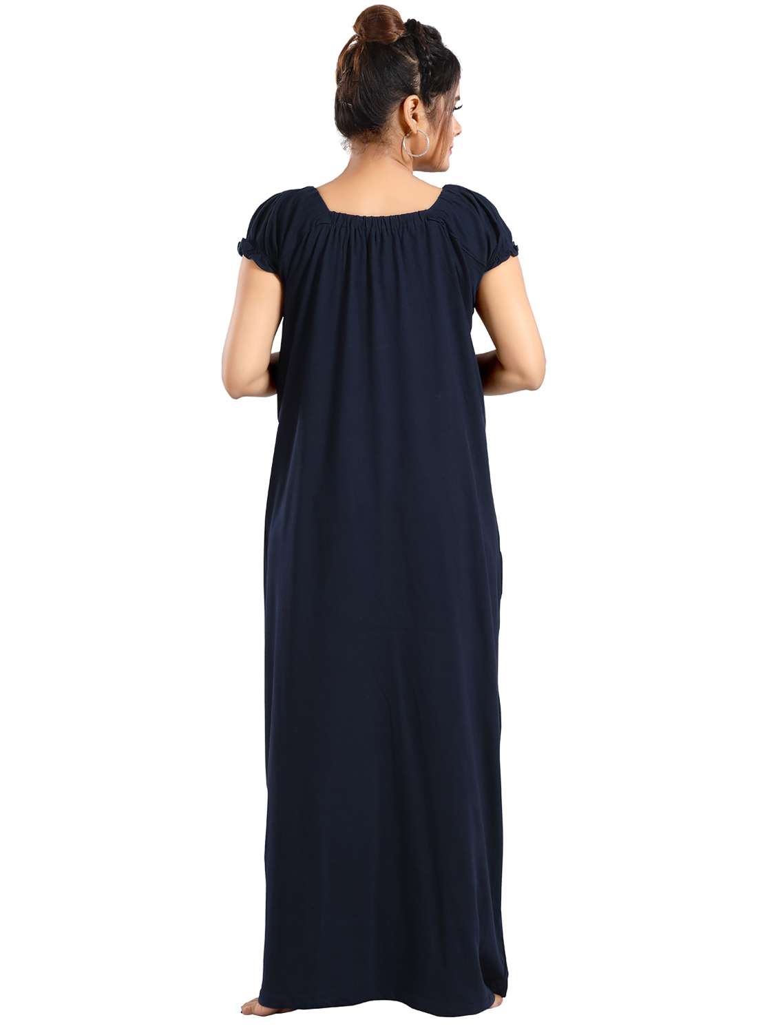 women printed short sleeves nighty - 21931955 -  Standard Image - 1