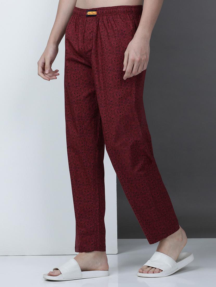 red cotton blend pyjamas - 21932049 - Standard Image - 1