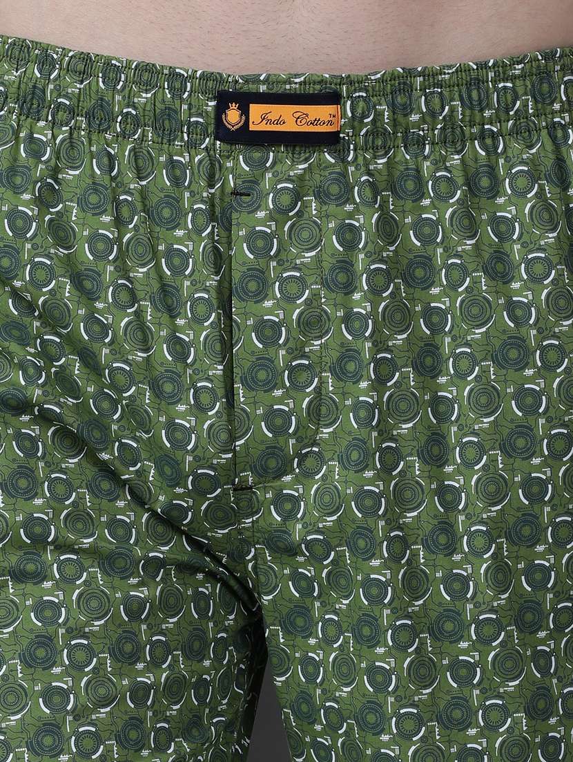 men printed mid rise full length pyjama - 21932051 -  Standard Image - 4