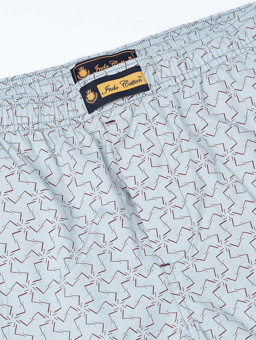 men printed mid rise regular fit shorts - 21932052 - Standard Image - 4