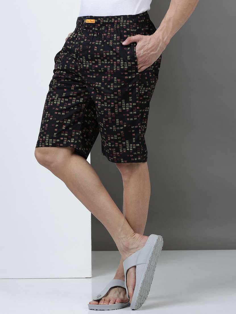 men printed mid rise loungewear boxer - 21932056 -  Standard Image - 1