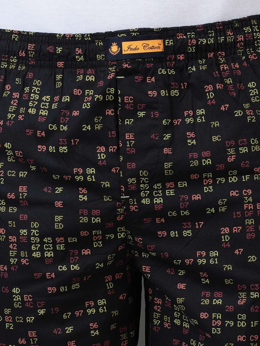 men printed mid rise loungewear boxer - 21932056 -  Standard Image - 4