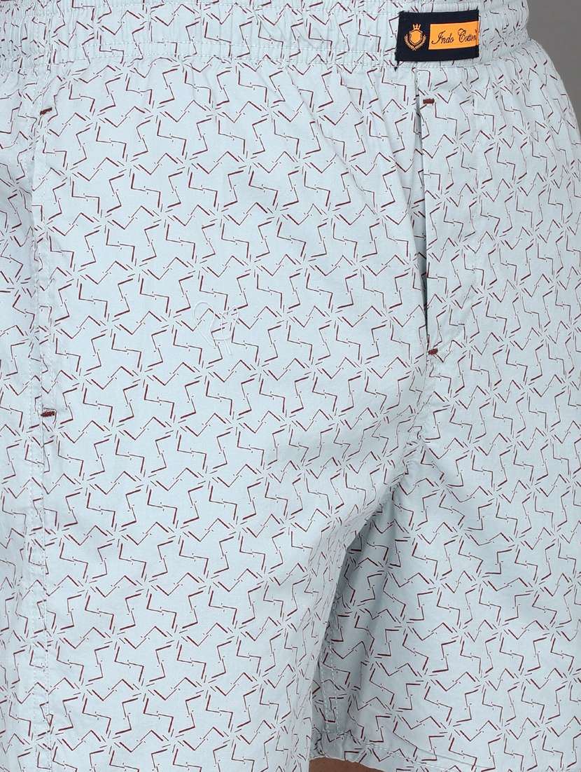 men printed mid rise loungewear boxer - 21932058 -  Standard Image - 4