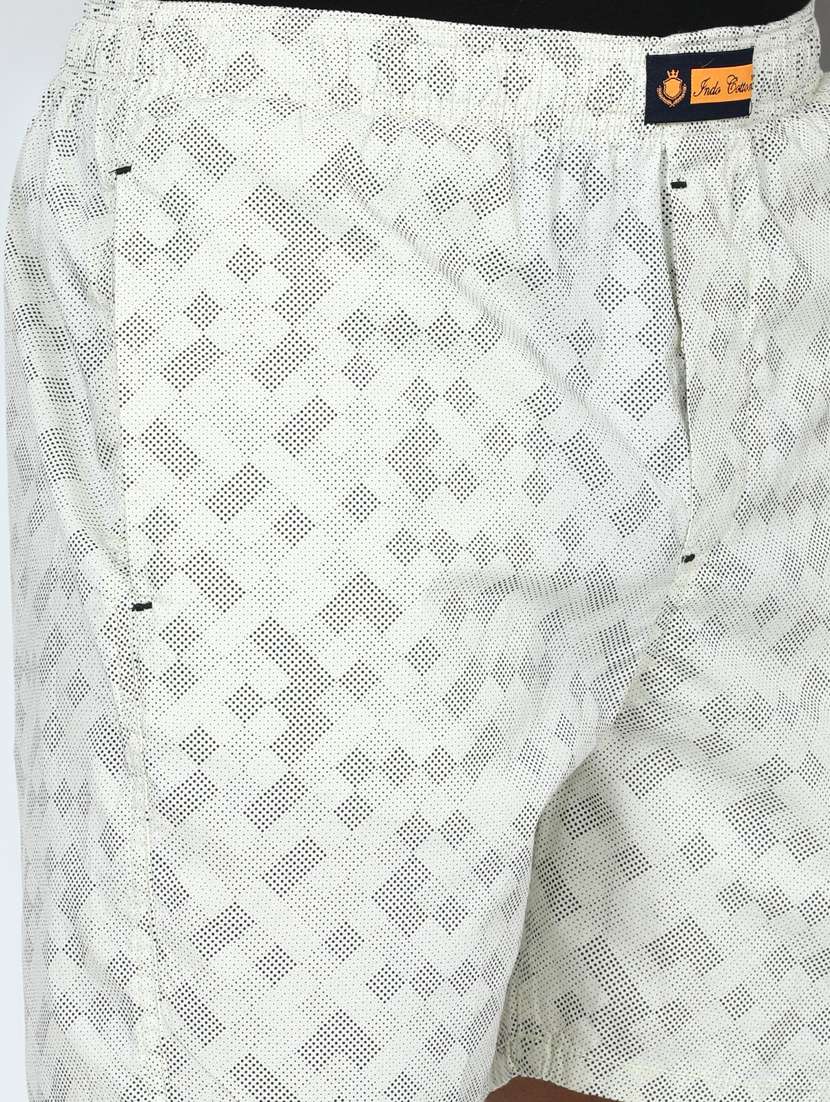 men printed mid rise loungewear boxer - 21932059 -  Standard Image - 4