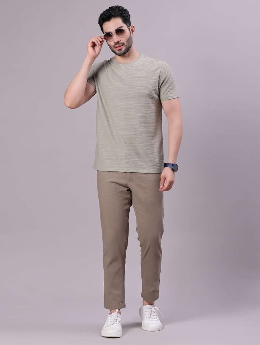 men self design short sleeve regular fit t-shirt - 21932229 -  Standard Image - 4