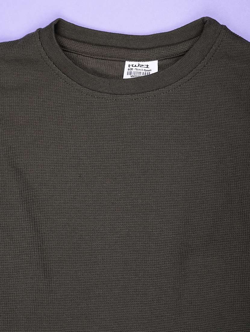 boys solid long sleeve t-shirt - 21932264 -  Standard Image - 1