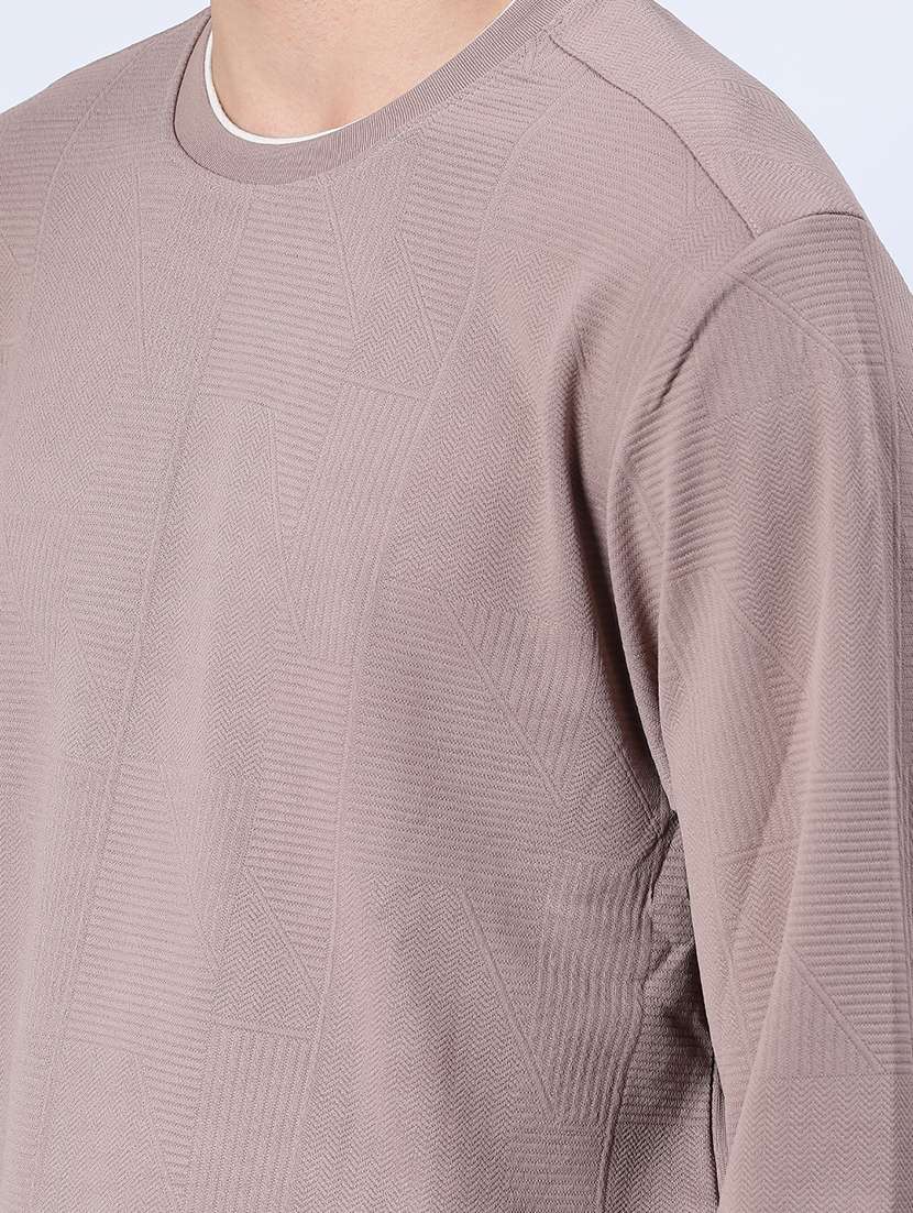 men solid long sleeve regular fit t-shirt - 21932542 - Standard Image - 4