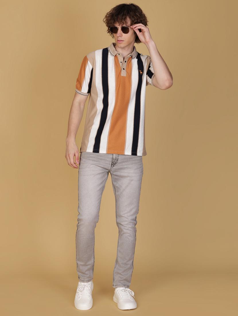 men solid mid rise slim fit jean - 21932572 - Standard Image - 4