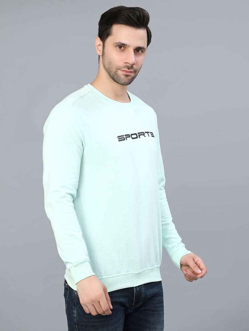 men printed long sleeve sweatshirt - 21932596 -  Standard Image - 1
