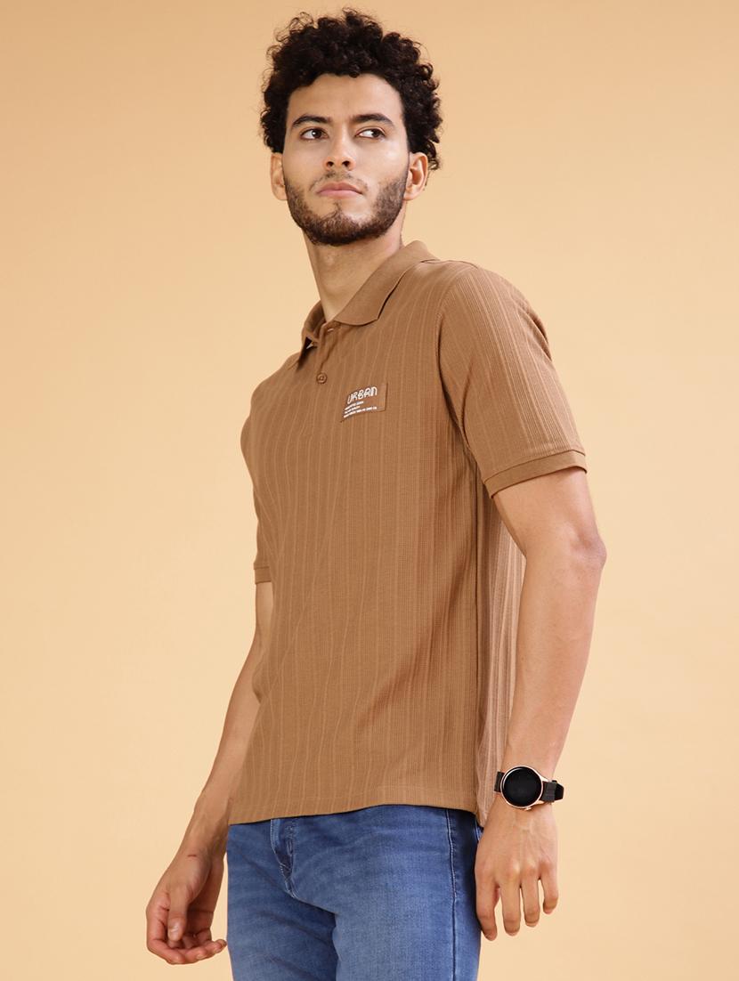 men solid short sleeve regular fit polo t-shirt - 21932711 - Standard Image - 1