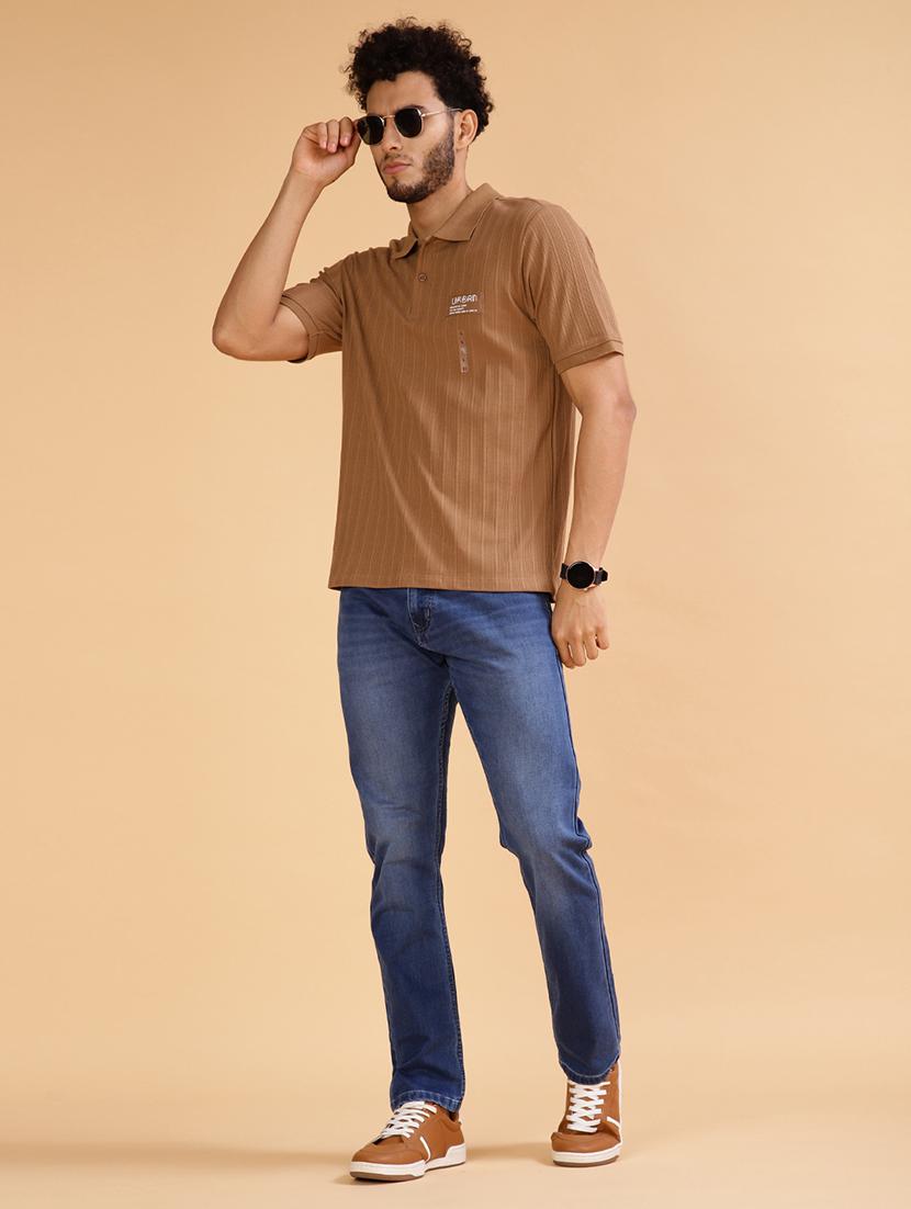 men solid short sleeve regular fit polo t-shirt - 21932711 - Standard Image - 4