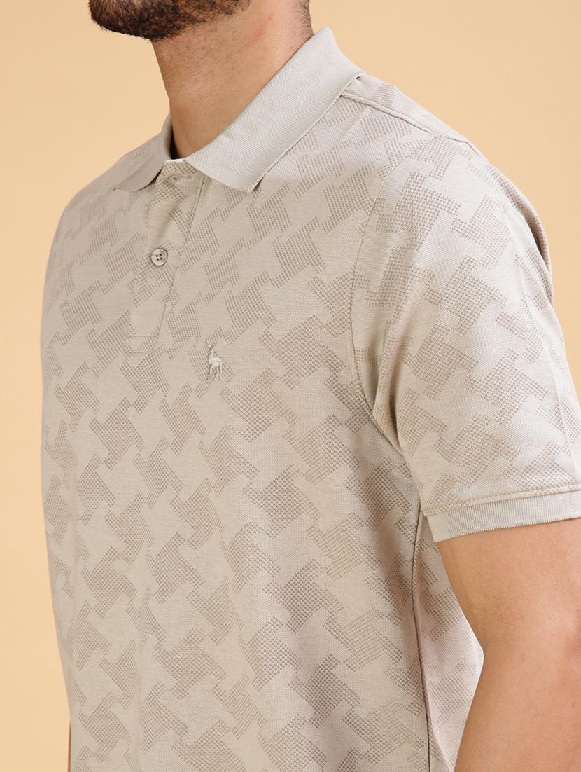 men printed short sleeve regular fit polo t-shirt - 21932712 - Standard Image - 4