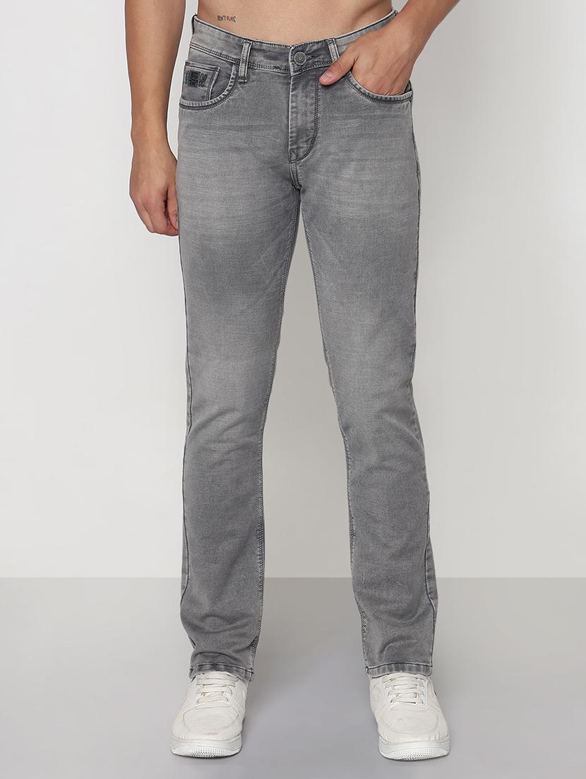 men solid mid rise slim fit jean - 21933436 -  Standard Image - 1