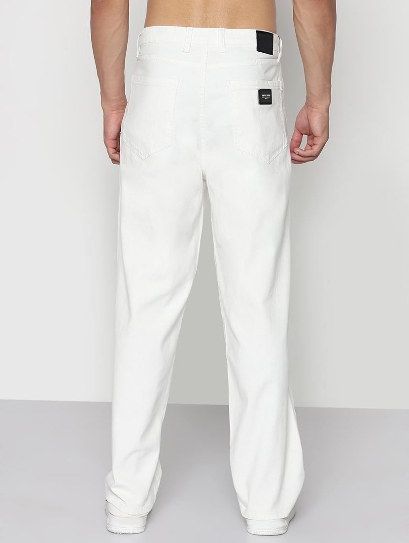 men solid mid rise straight fit jean - 21933441 - Standard Image - 4