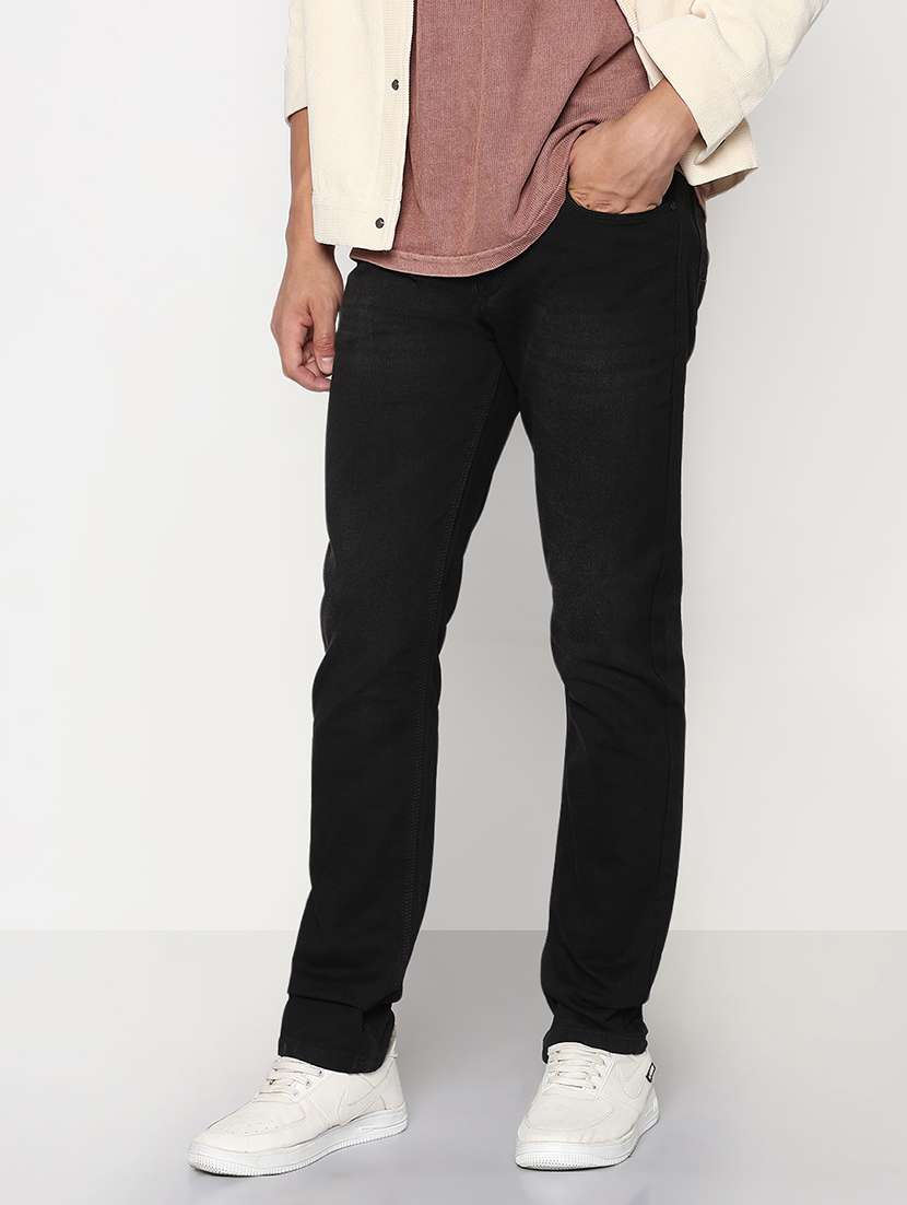 men black low rise full length jeans - 21933446 - Zoom Image - 0