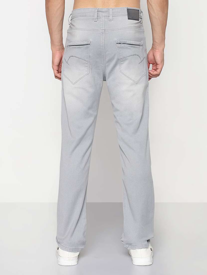 men solid mid rise slim fit jean - 21933451 -  Standard Image - 4