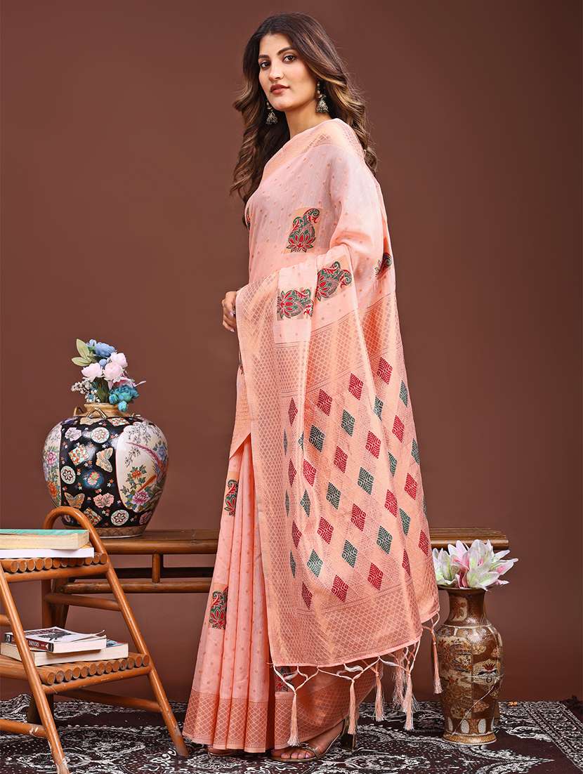 women self design bordered saree with blouse - 21933529 -  Standard Image - 1