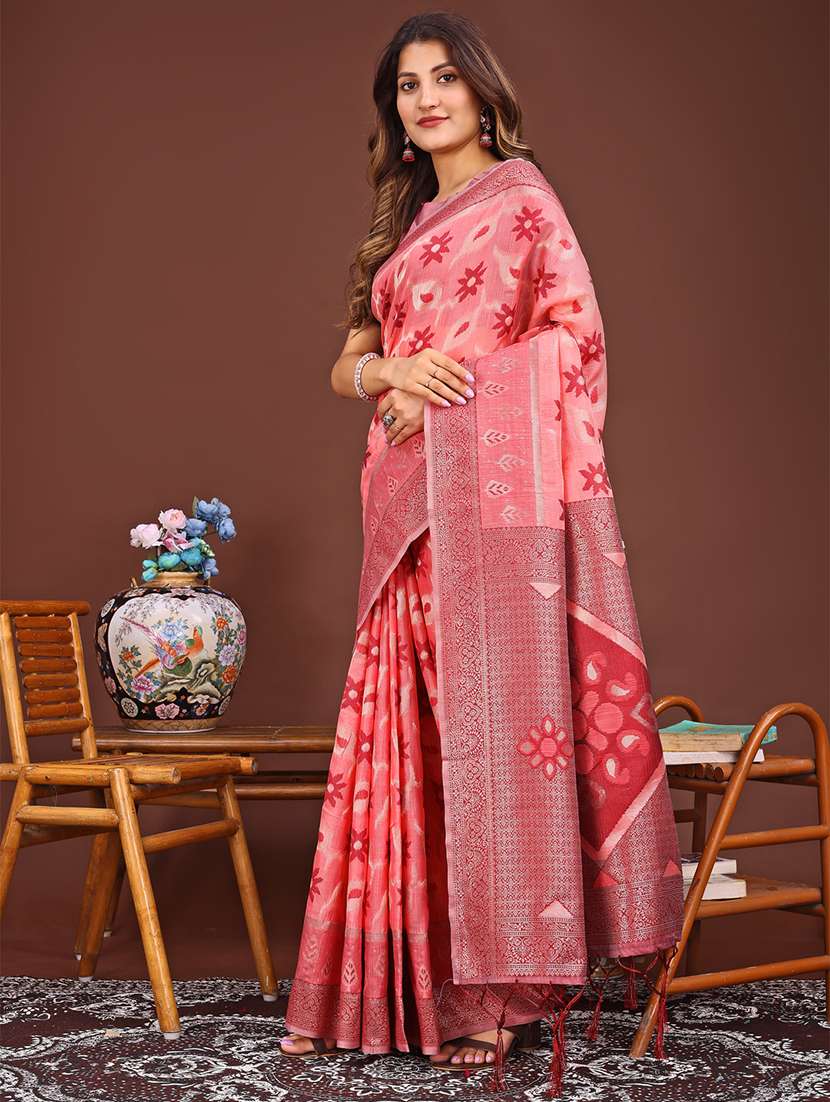 women self design bordered saree with blouse - 21933540 -  Standard Image - 1