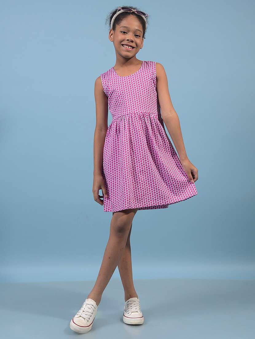 women polka doted sleeveless a-line dress - 21933568 -  Standard Image - 4