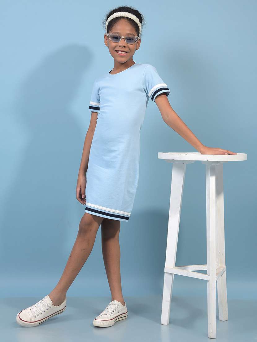 Girls Tapered Short Sleeve Bodycon Dress - 21933571 -  Standard Image - 4