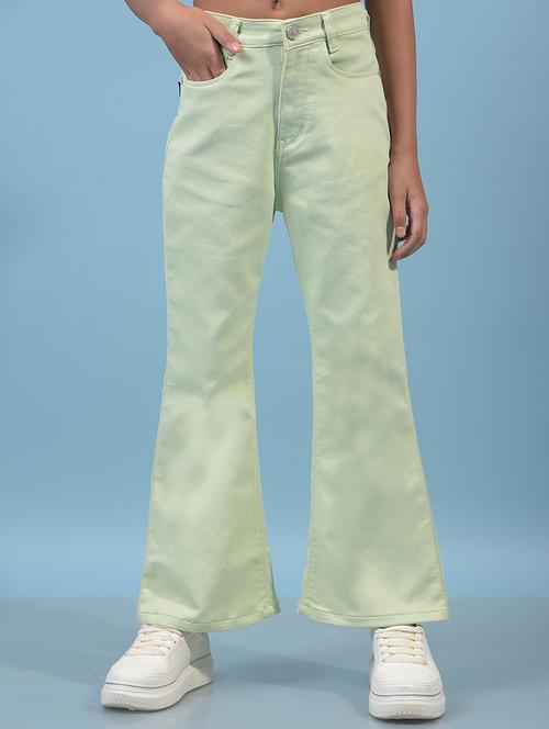 girls solid mid rise bootcut jean - 21933580 -  Standard Image - 0