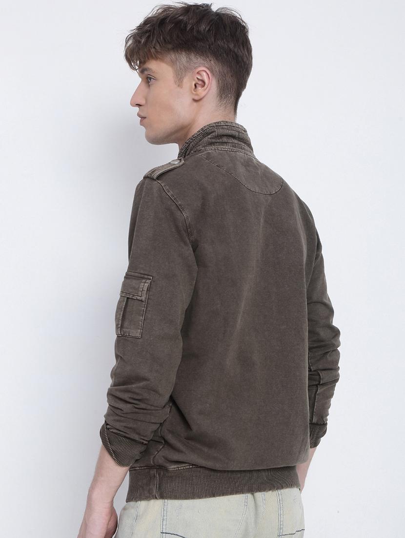 men solid long sleeve regular fit sweatshirt - 21933590 - Standard Image - 4