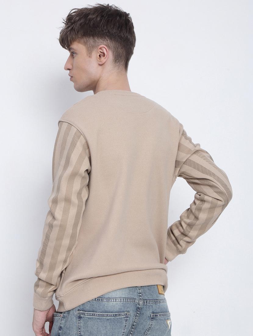men striped long sleeve regular fit sweatshirt - 21933592 - Standard Image - 4
