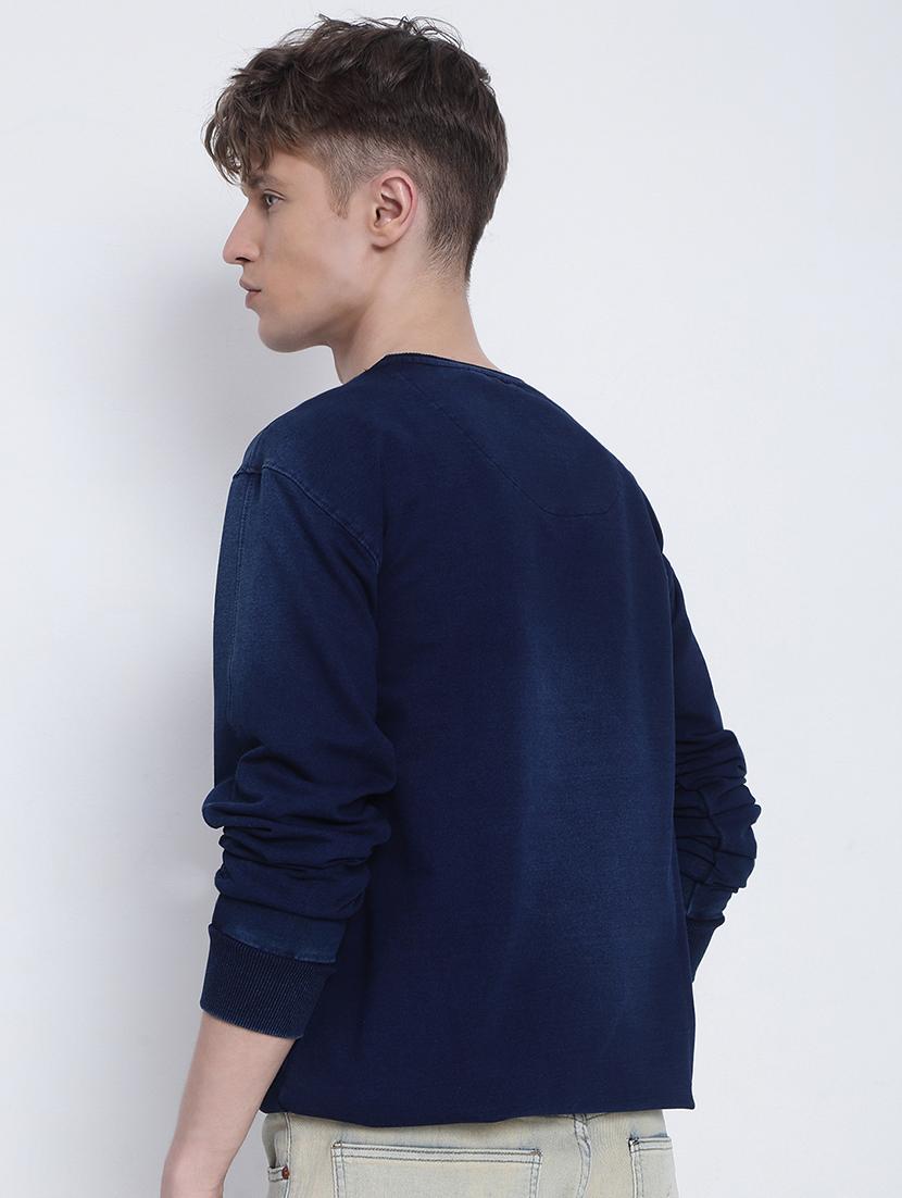 men typographic long sleeve regular fit sweatshirt - 21933603 - Standard Image - 4