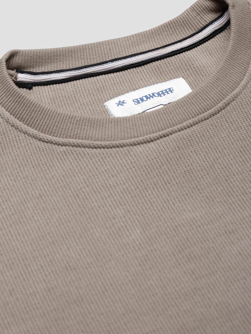men solid long sleeve regular fit sweatshirt - 21933604 - Standard Image - 6