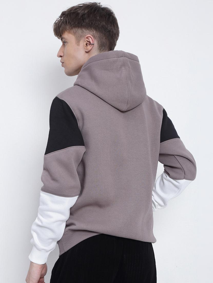 men color block long sleeve regular fit sweatshirt - 21933606 - Standard Image - 4