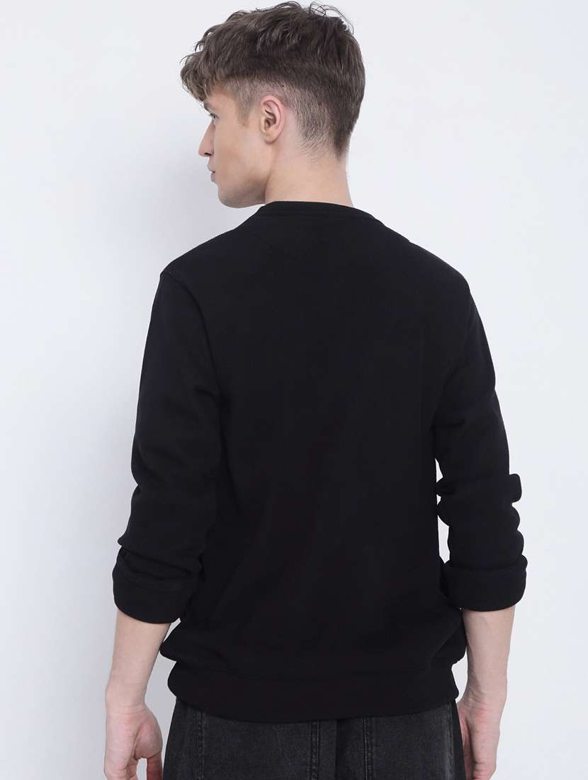 men typographic long sleeve regular fit sweatshirt - 21933607 -  Standard Image - 4