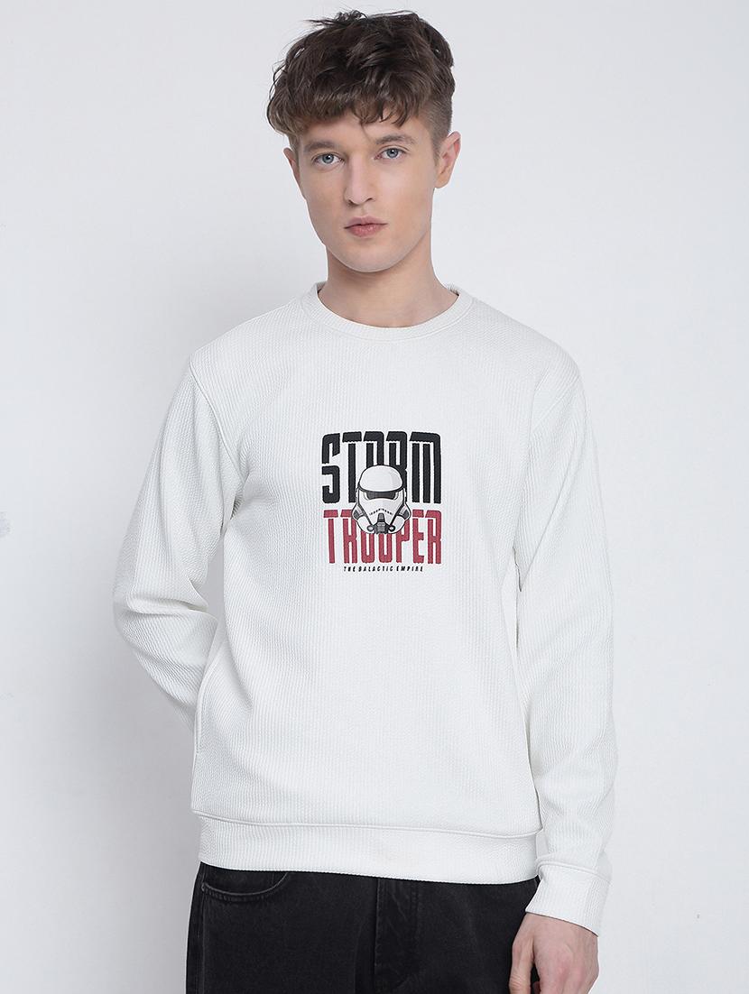 men printed long sleeve regular fit sweatshirt - 21933611 -  Standard Image - 1