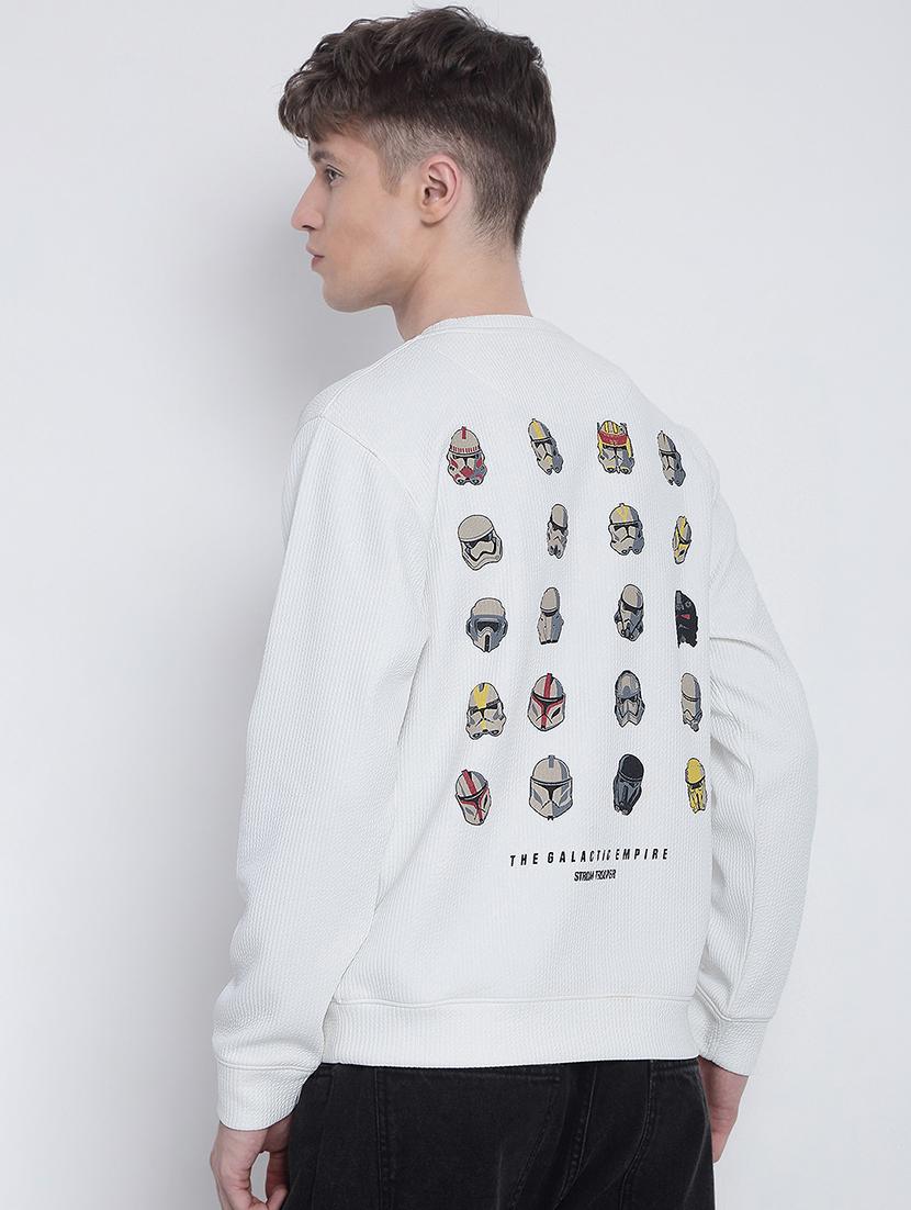 men printed long sleeve regular fit sweatshirt - 21933611 - Standard Image - 4