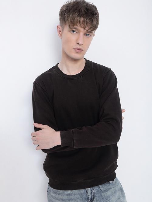 men solid long sleeve regular fit sweatshirt - 21933612 -  Standard Image - 0