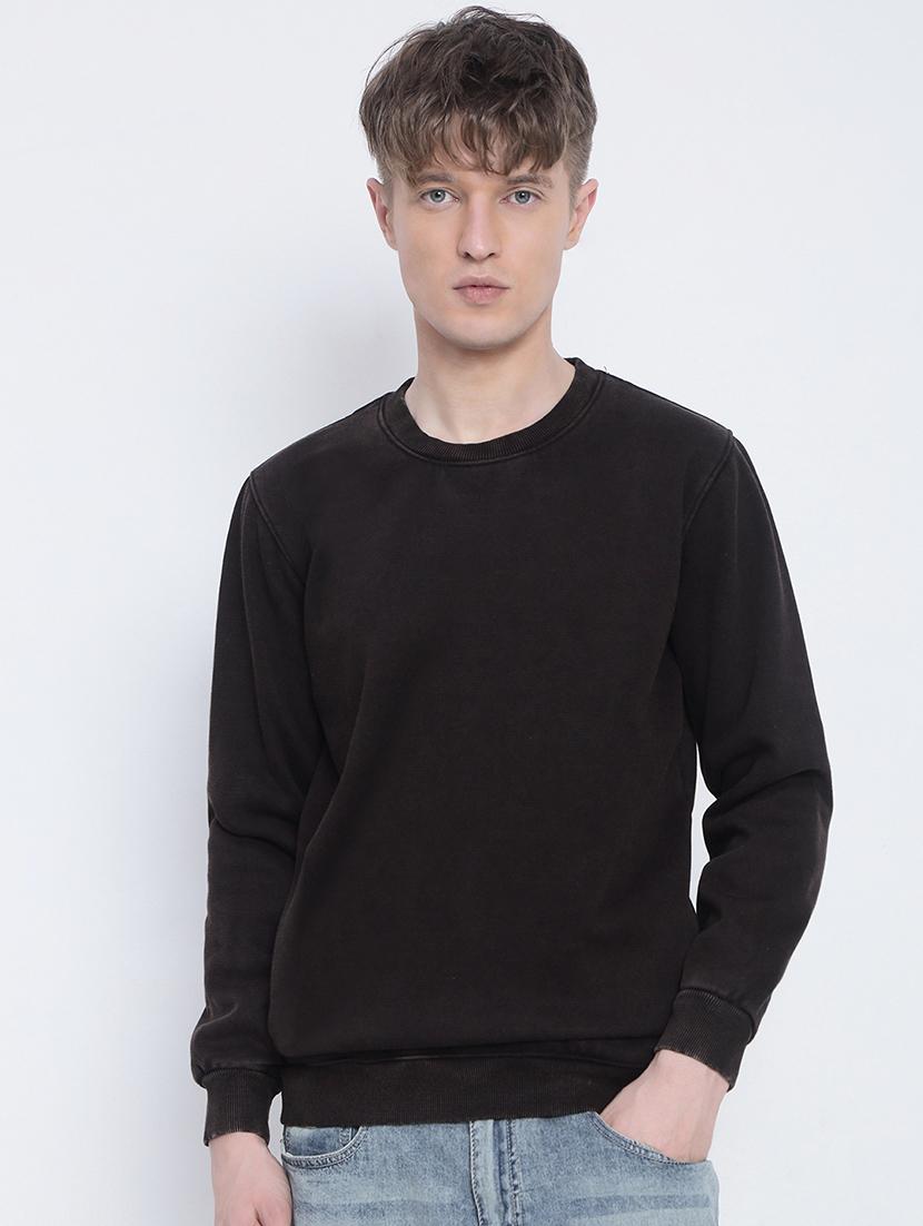 men solid long sleeve regular fit sweatshirt - 21933612 -  Standard Image - 1