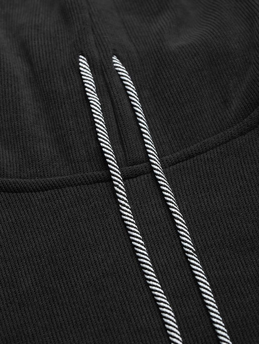 men solid long sleeve regular fit hooded sweatshirt - 21933617 - Standard Image - 6