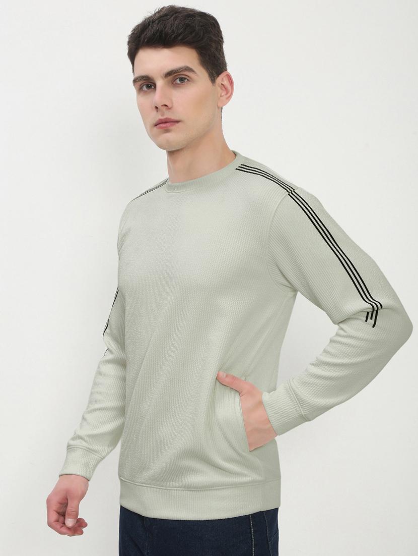 men solid long sleeve regular fit sweatshirt - 21933621 - Standard Image - 4