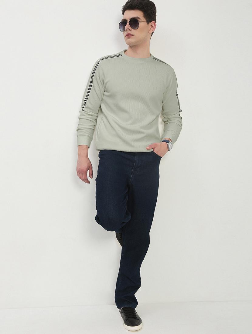men solid long sleeve regular fit sweatshirt - 21933621 - Standard Image - 6