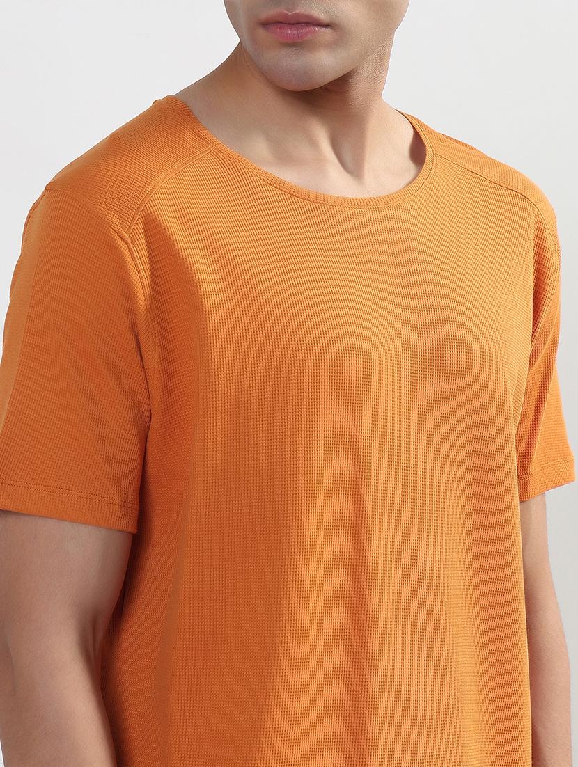 men solid short sleeves loose fit t-shirt - 21933624 - Standard Image - 4