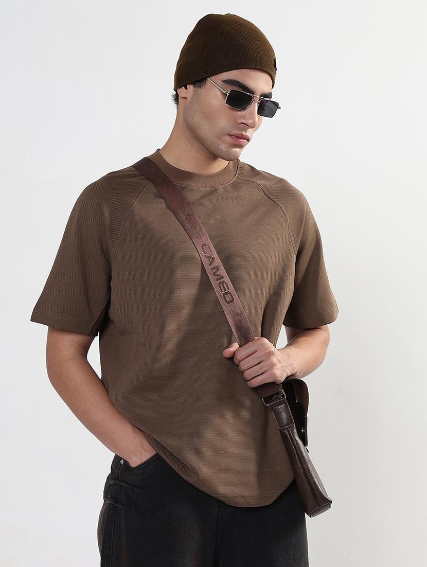 men solid short sleeves loose fit t-shirt - 21933625 - Zoom Image - 0