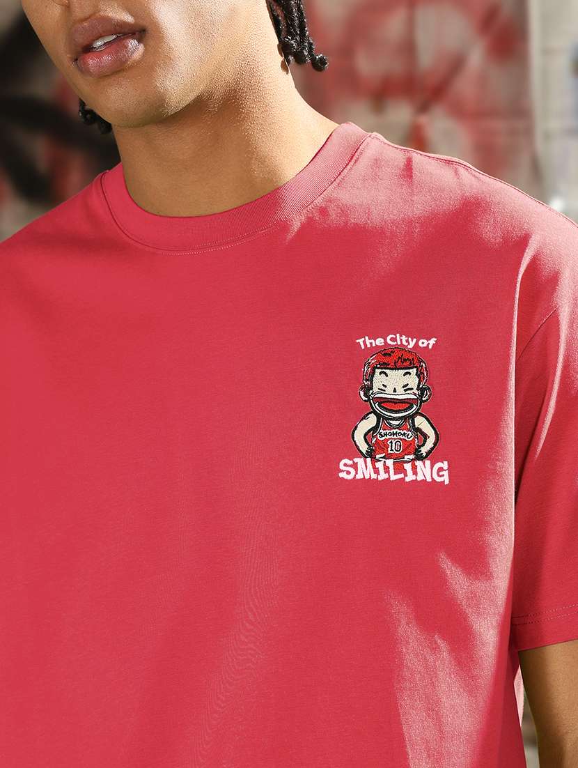 men printed short sleeves loose fit t-shirt - 21933640 - Standard Image - 4
