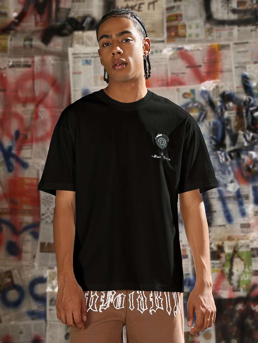 men printed short sleeves loose fit t-shirt - 21933641 -  Standard Image - 1