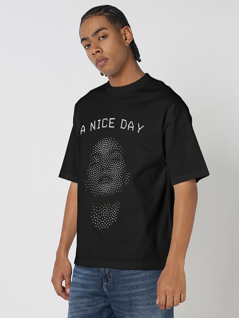 men printed short sleeves looseit t-shirt - 21933646 -  Standard Image - 1