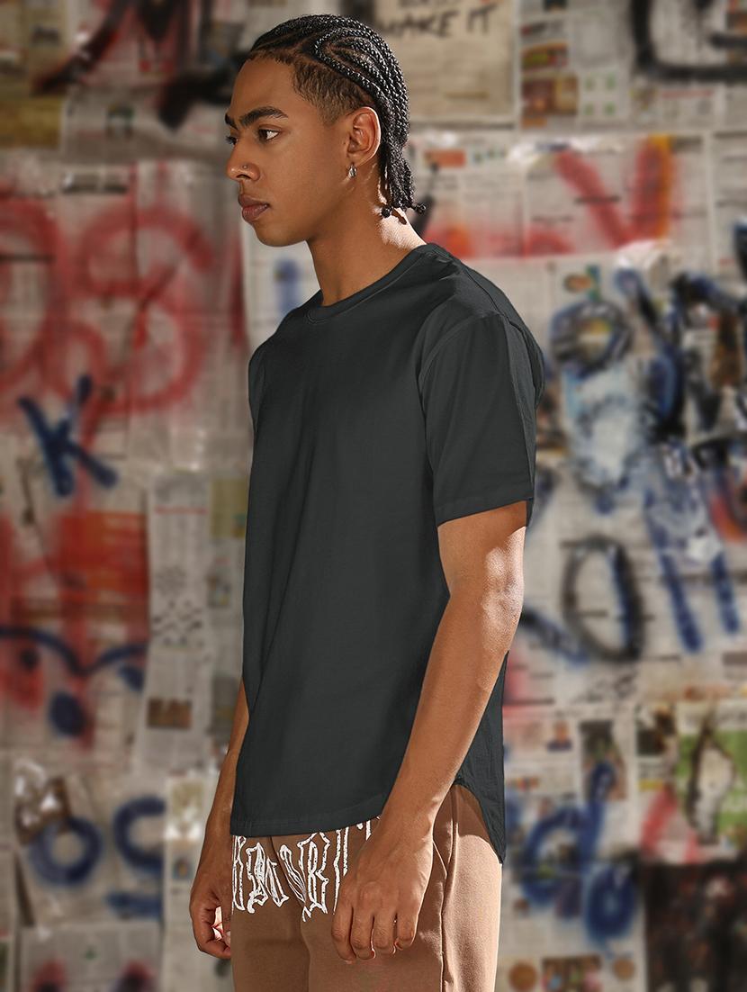 men solid short sleeve regular fit t-shirt - 21933648 -  Standard Image - 1